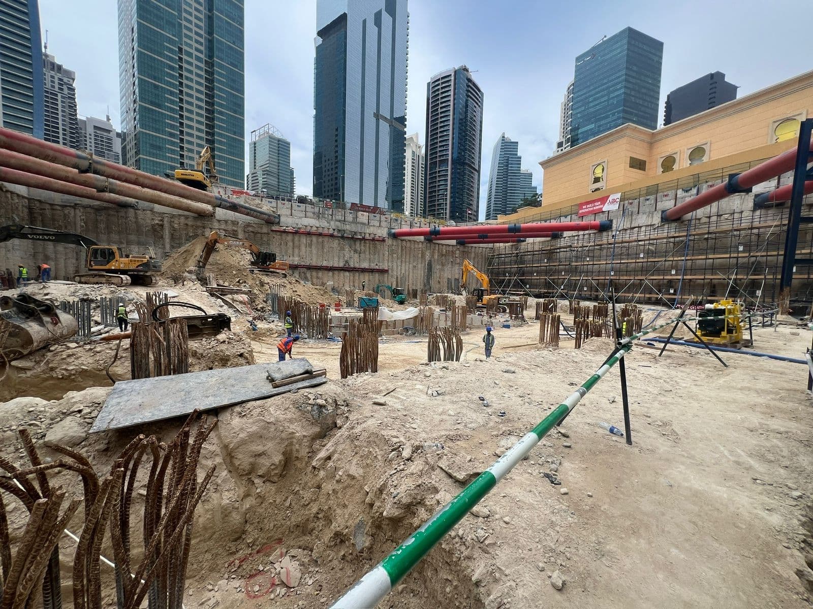 Signature Lifestyle Residences construction site, Land Department inspection photo 1, 15 April 2026