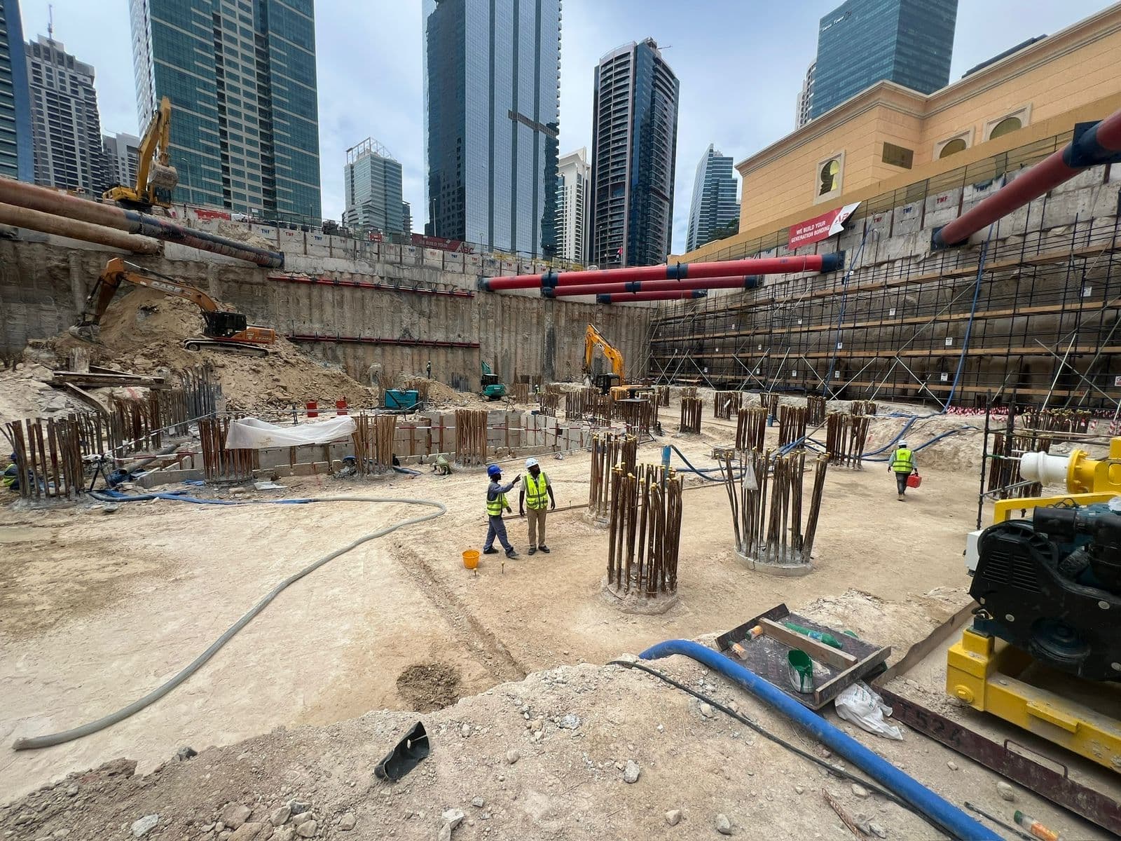 Signature Lifestyle Residences construction site, Land Department inspection photo 2, 15 April 2026