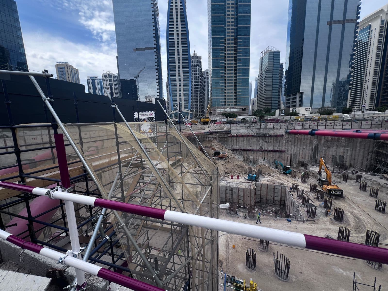 Signature Lifestyle Residences construction site, Land Department inspection photo 3, 15 April 2026