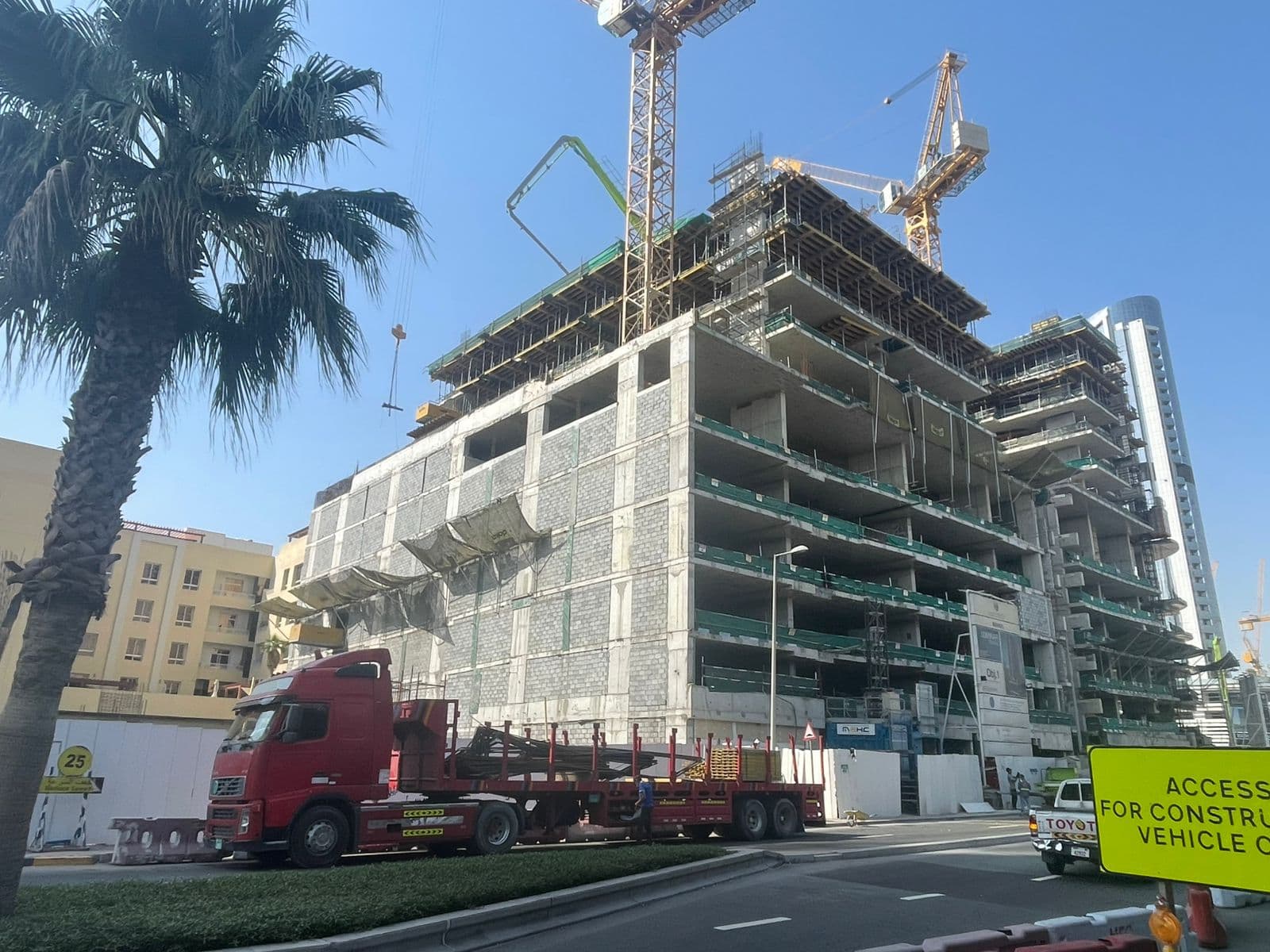Luminar Tower 2 construction site, Land Department inspection photo 4, 28 April 2026