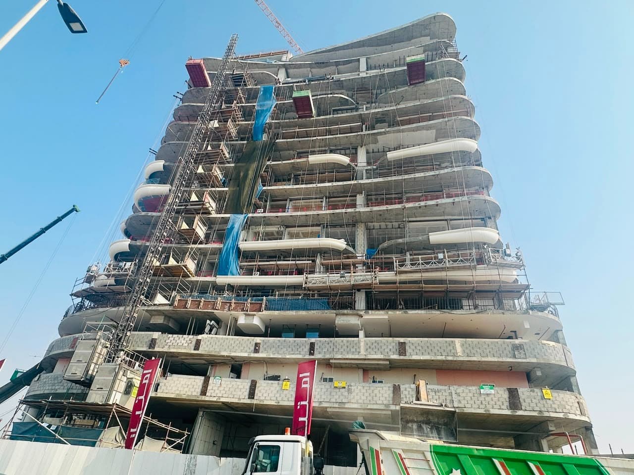 Beach Walk Grand By Imtiaz construction site, Land Department inspection photo 2, 10 August 2026