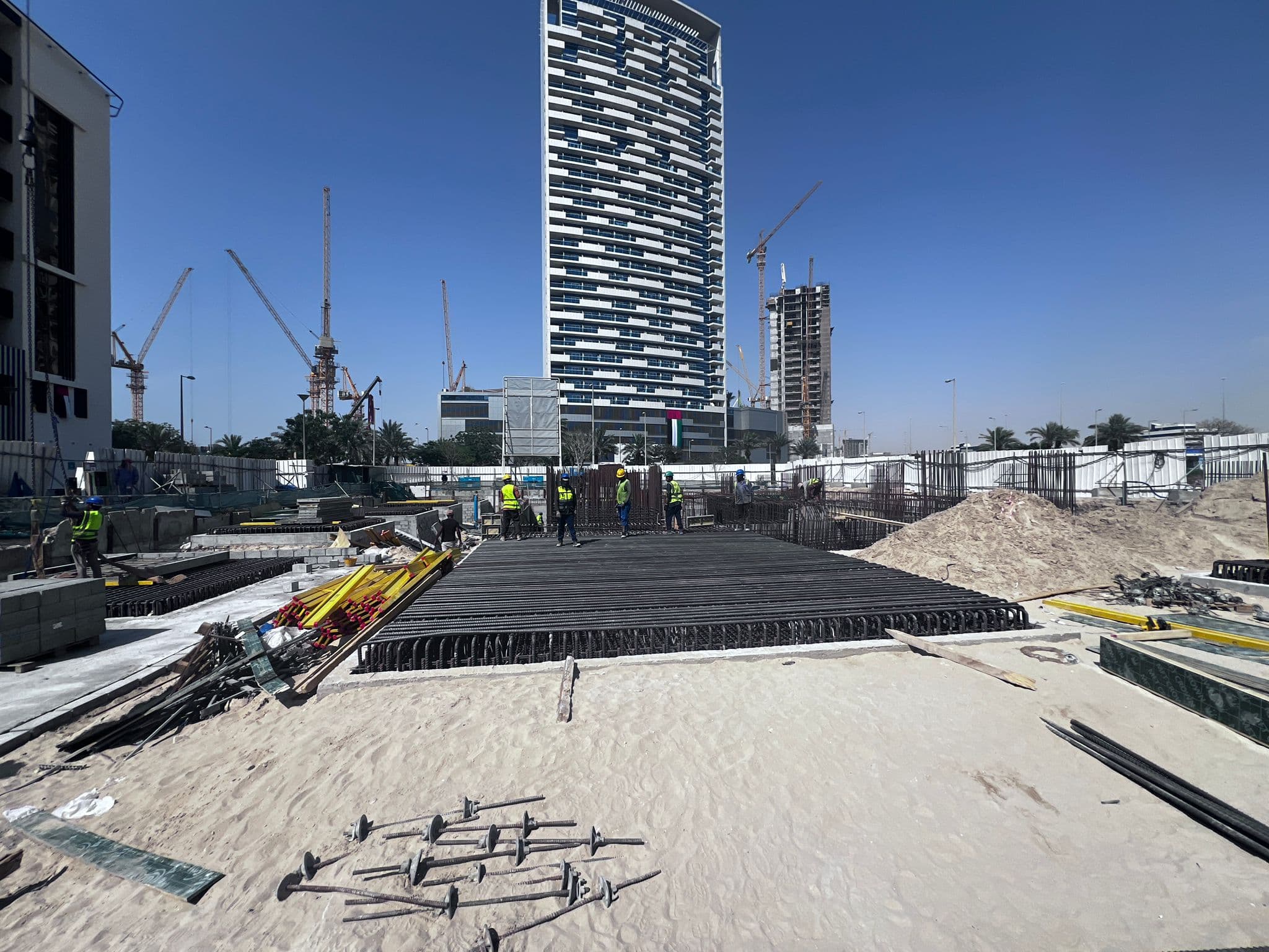 Vivid Tower construction site, Land Department inspection photo 2, 29 April 2026