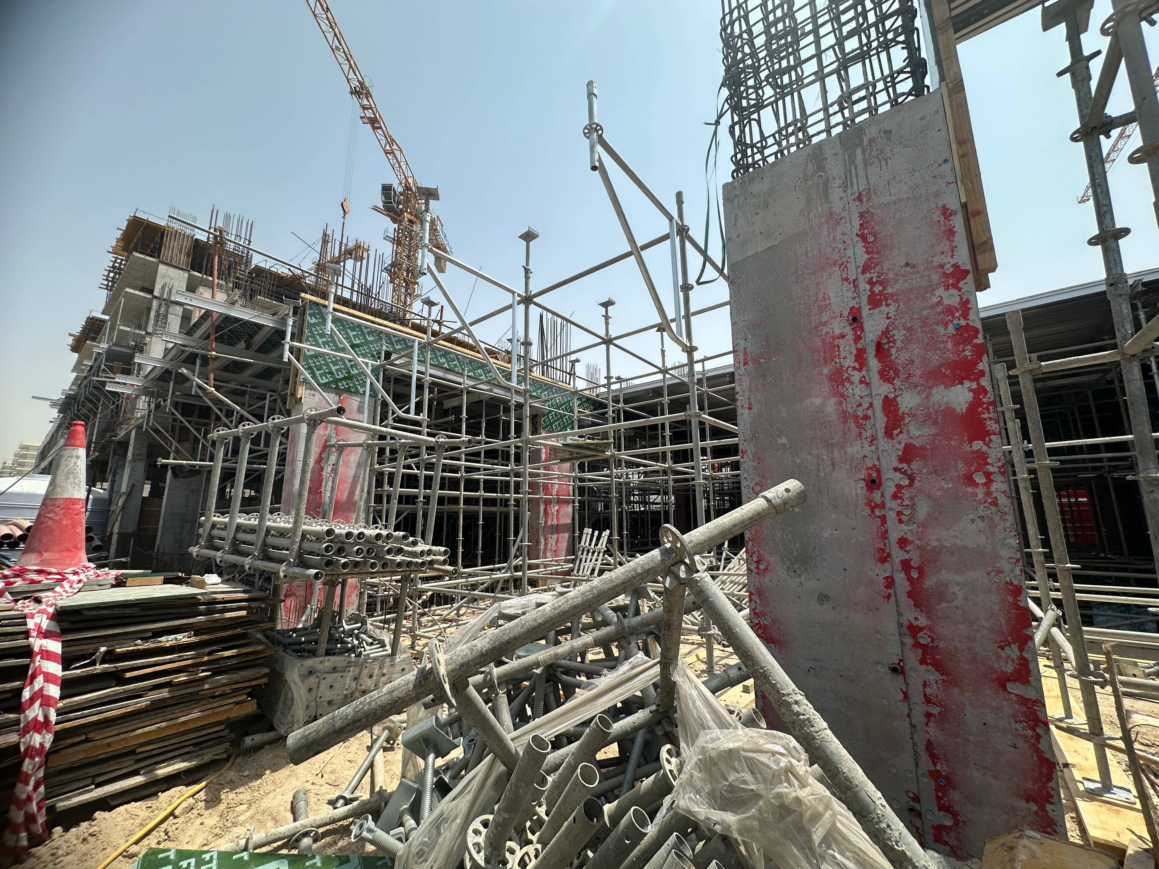 999 Residences By Reef Luxury Development construction site, Land Department inspection photo 2, 27 August 2026