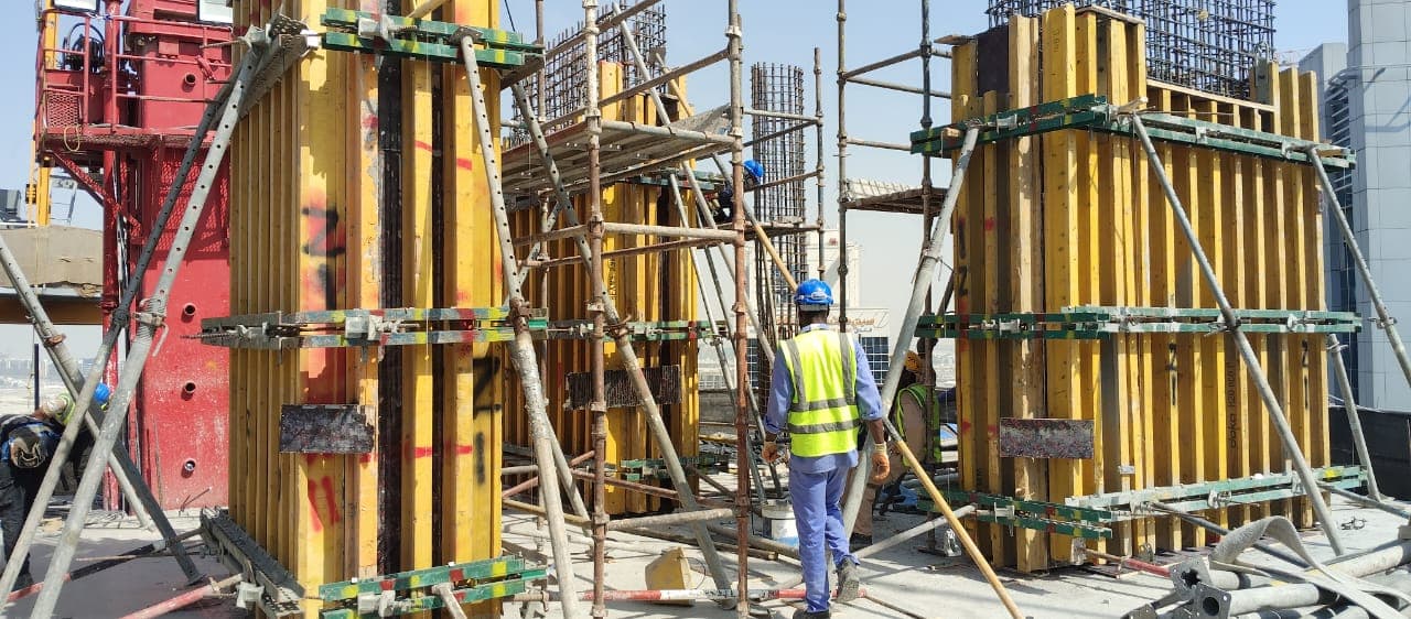 Binghatti Skyhall construction site, Land Department inspection photo 3, 30 April 2026