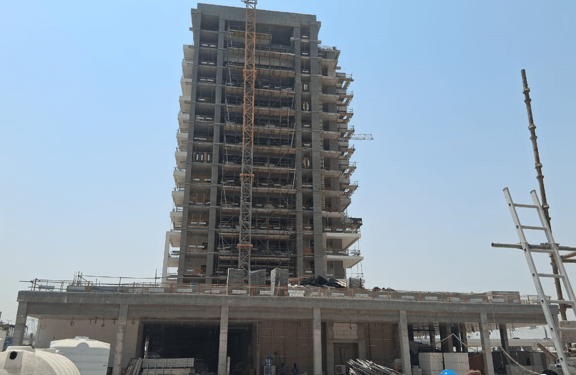 Azizi Riviera 49 construction site, Land Department inspection photo 8, 7 August 2026