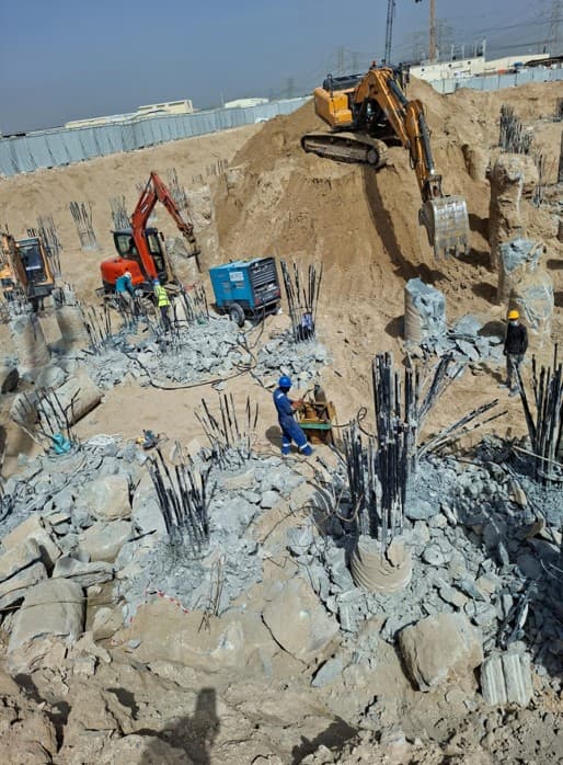 Damac Riverside Views - Azure 2 construction site, Land Department inspection photo 2, 30 September 2026
