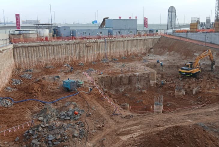 Cove Boulevard By Imtiaz construction site, Land Department inspection photo 2, 27 April 2026
