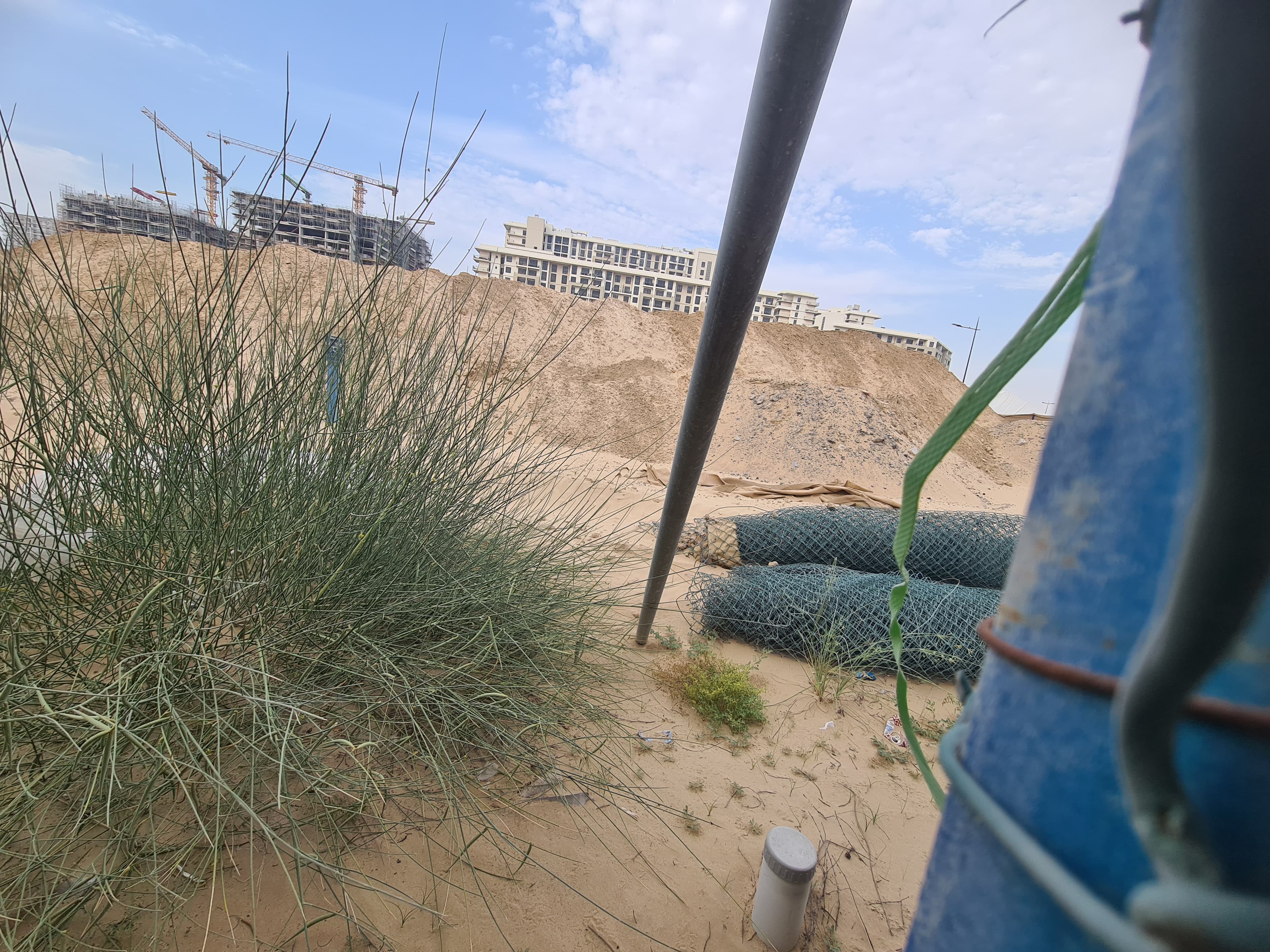 Olbia construction site, Land Department inspection photo 1, 25 April 2026