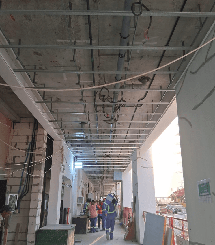 Azizi Riviera 64 construction site, Land Department inspection photo 1, 7 September 2026