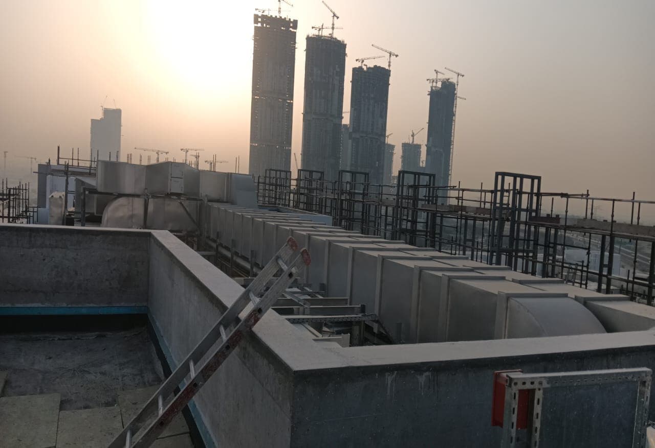 Azizi Riviera 64 construction site, Land Department inspection photo 5, 7 September 2026