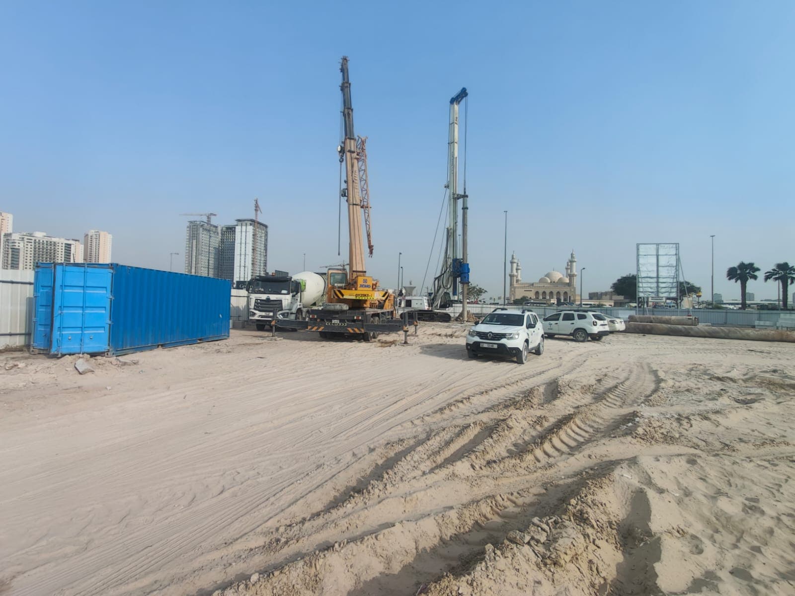 Elaris Sky construction site, Land Department inspection photo 2, 3 August 2026