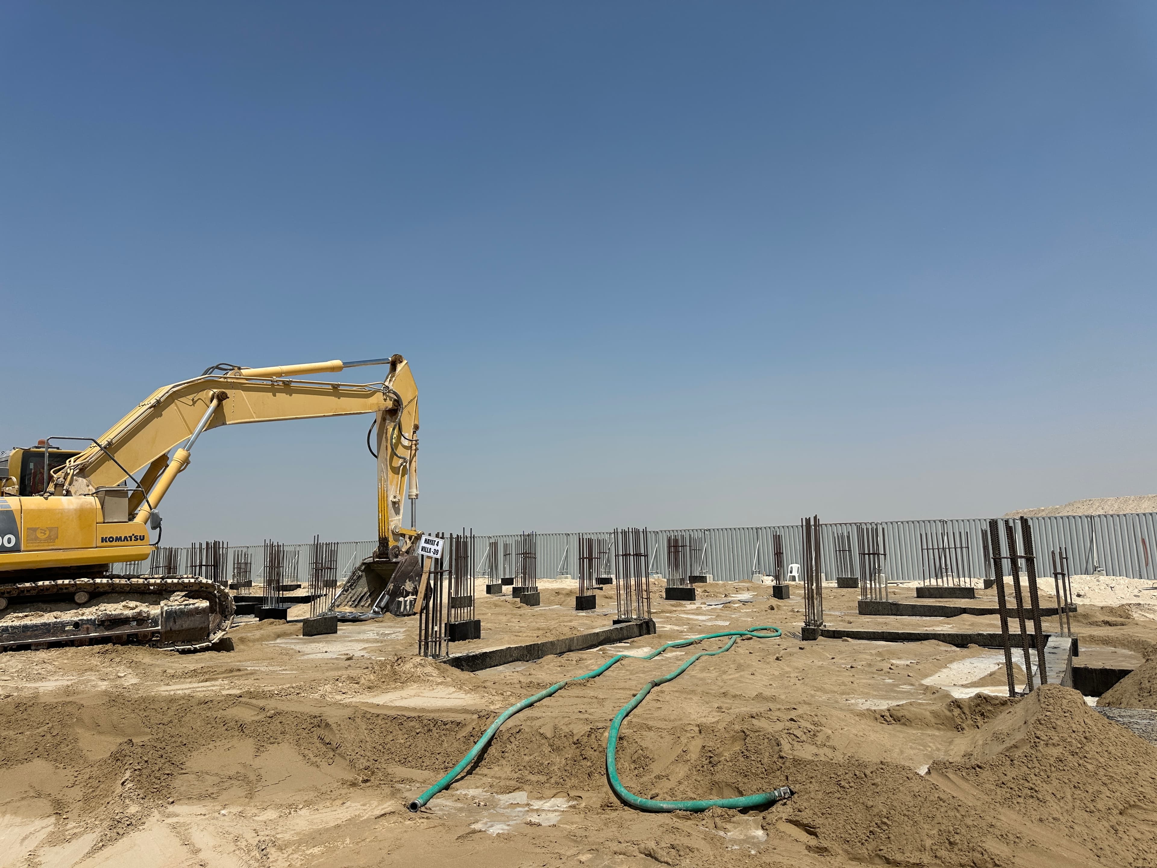 Hayat 4 construction site, Land Department inspection photo 1, 24 September 2026