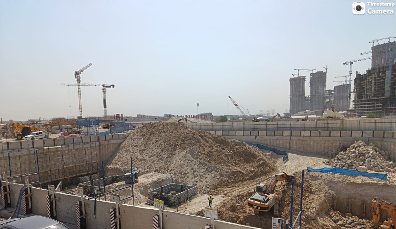 Imtiaz Symphony Tower construction site, Land Department inspection photo 1, 16 September 2026