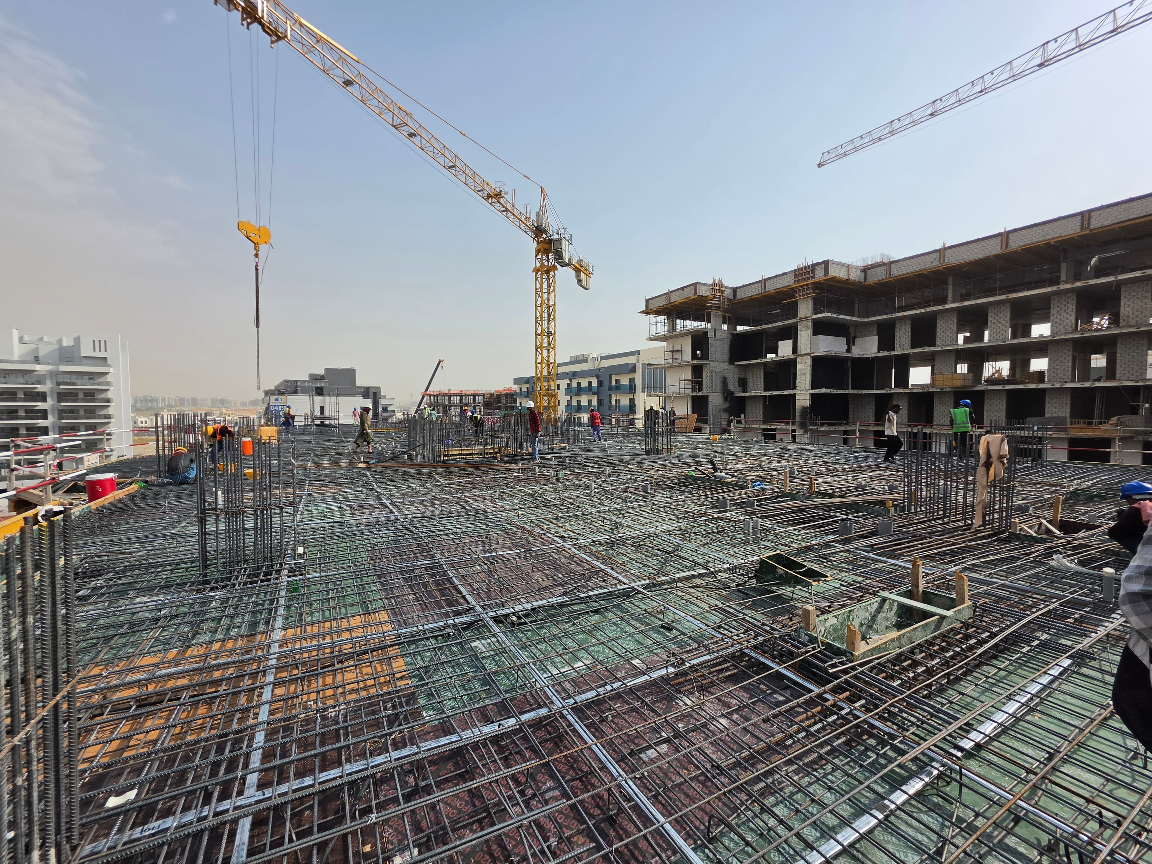 Dar Al Aiham One construction site, Land Department inspection photo 5, 3 August 2026