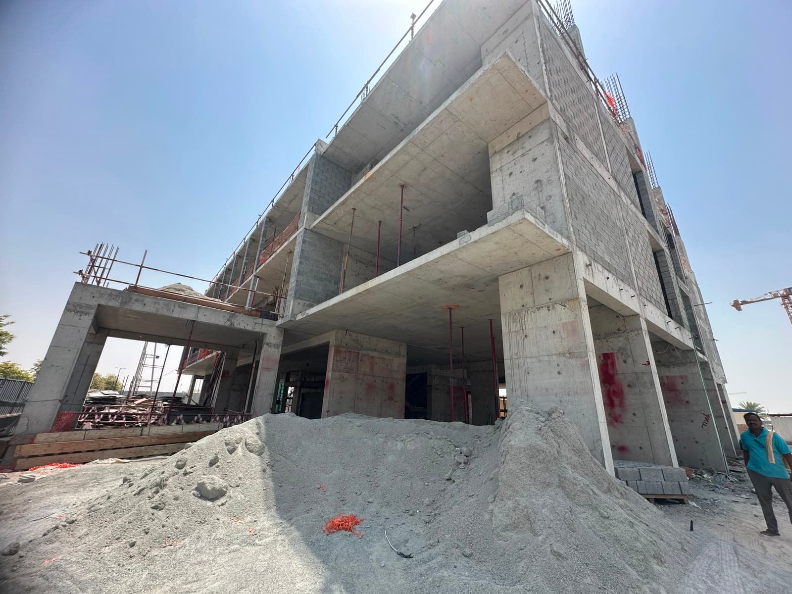 Grosvenor House construction site, Land Department inspection photo 1, 13 August 2026