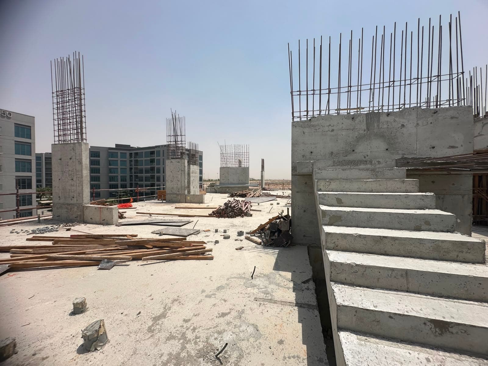 Grosvenor House construction site, Land Department inspection photo 7, 13 August 2026