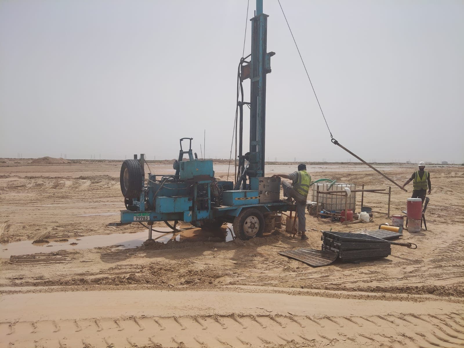 Lunaya construction site, Land Department inspection photo 3, 9 April 2026